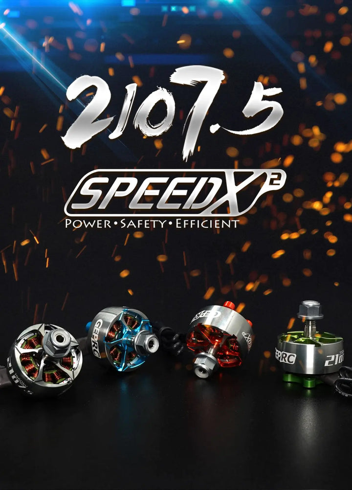 GEPRC SPEEDX2 2107.5 Brushless Motor Colorful 1960KV 2450KV Motors 5inch Freestyle Mark4 Mark5 MK5 HD For RC FPV Racing Drone - Thedroneflight