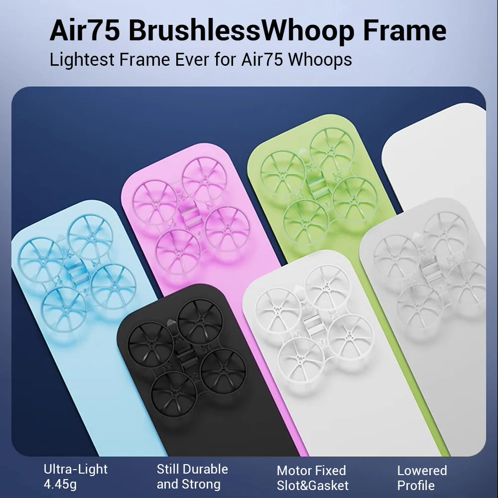 BETAFPV Air75 ELRS 2.4G/TBS Brushless Whoop Quadcopter MODE2 Racing Professional