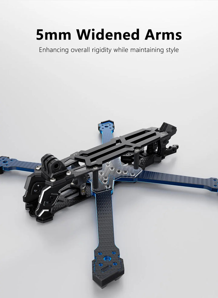 GEPRC GEP-Vapor-X5/X6 Frame 5-6inch Drone Carbon Fiber RC FPV Quadcopter Helicopter Replacement Accessories for Vapor-X Drones