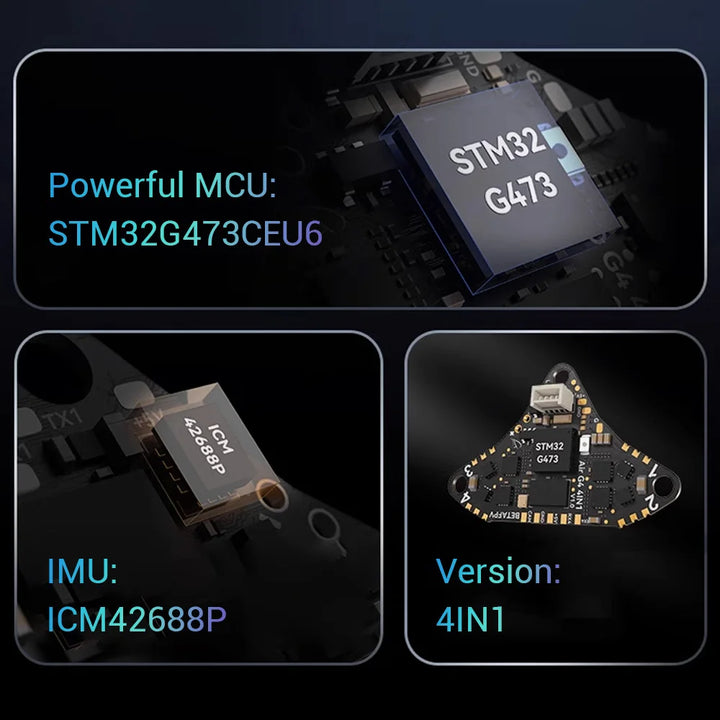 BETAFPV Air75 ELRS 2.4G/TBS Brushless Whoop Quadcopter MODE2 Racing Professional