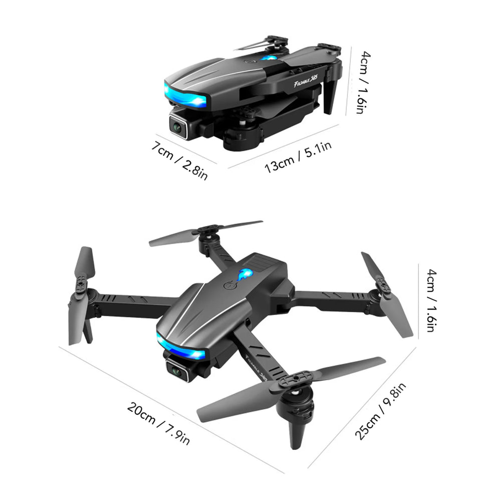 Foldable Drone 4K HD Cameras Intelligent Hover 90 Degree Foldable Drone Quadcopter Sensing for Outdoor - Thedroneflight