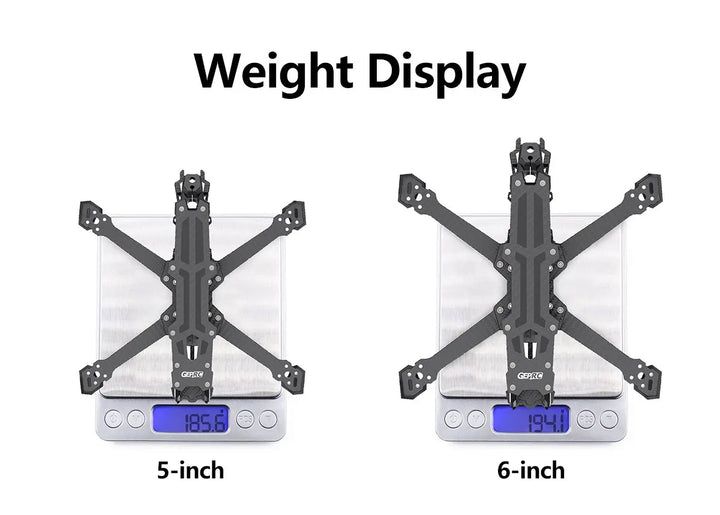 GEPRC GEP-Vapor-X5/X6 Frame 5-6inch Drone Carbon Fiber RC FPV Quadcopter Helicopter Replacement Accessories for Vapor-X Drones