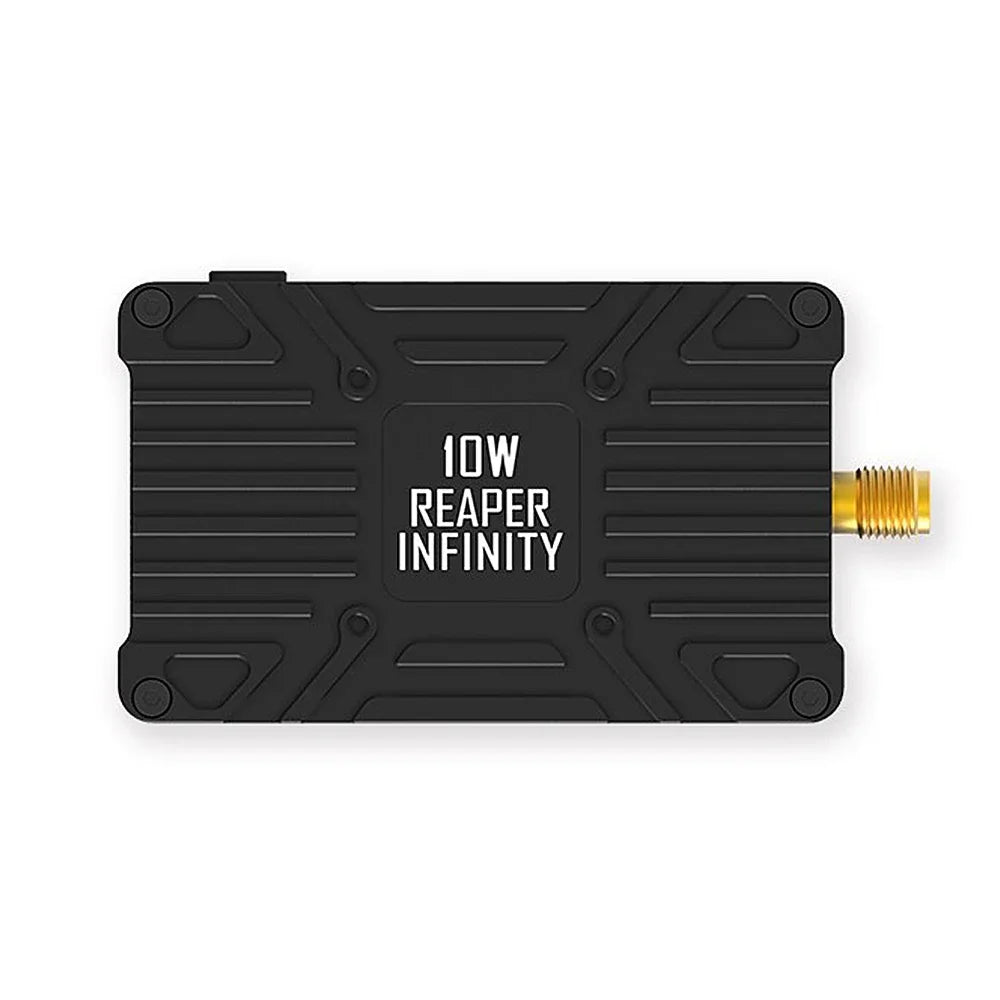 FOXEER 4.9G-6G Reaper Infinity 5.8G 10W 80CH VTX 2-8S Lipo 400mW/2W/5W/7.5W/10W Switchable Transmitter for Long Range RC FPV