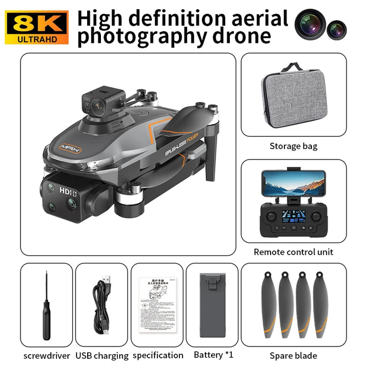 A22 RC Drone Professional 4K GPS Brushless HD 1018P Camera Drones Aerial Photography GPS Return Obstacle Avoidance Dron 2000M - Thedroneflight