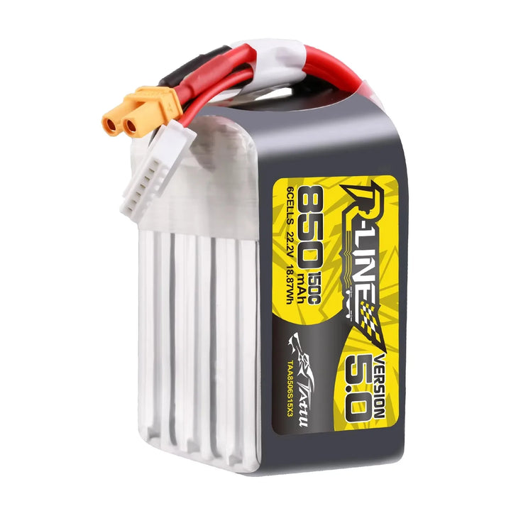 ACE Tattu R-Line Version 5.0 V5 850mAh 3S 4S 6S 150C Lipo Battery XT30 Plug FPV Racing Drone RC Quadcopter