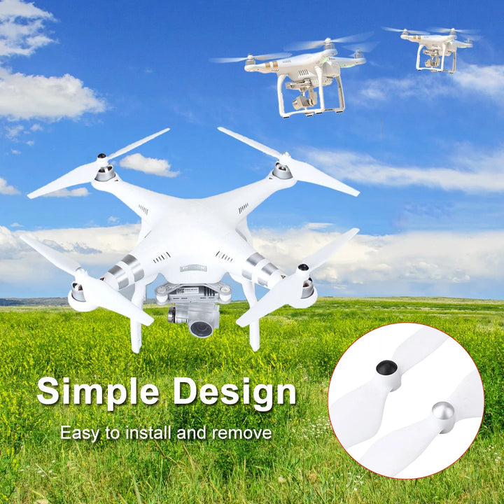 8Pcs CW CCW SelfLocking Propellers Quadcopter Blade For DJI Phantom 2/3 Drone