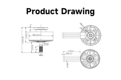 GEPRC SPEEDX2 2809 V1.1 Motor - 1280KV/1450KV