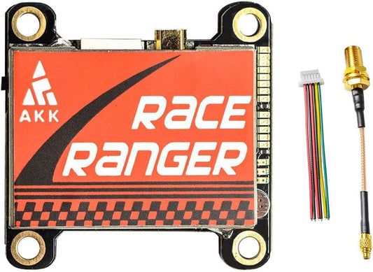 AKK Race Ranger Smart Audio 200mW/400mW/800mW/1600mW Power Switchable FPV Transmitter w/ SMA Adapter