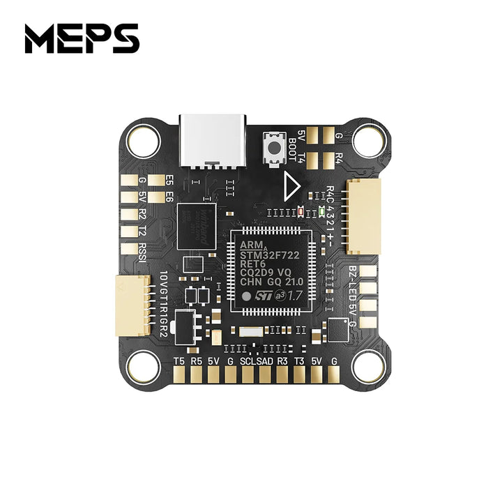 MEPS F7 HD Flight Controller 3-6S 30X30mm 5V/10V 2A BEC Outputs with DJI Air Unit for RC Racing Freestyle FPV Drones