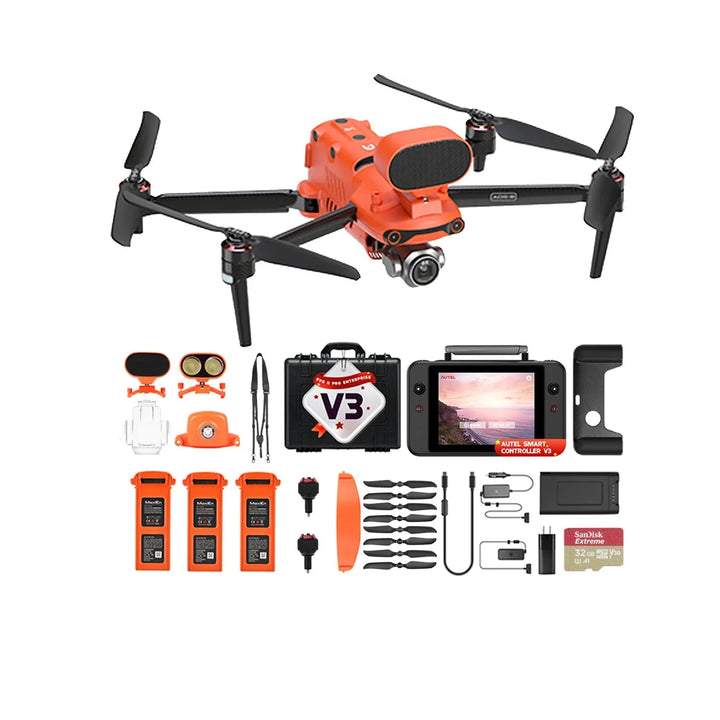 Autel Robotics EVO II Pro Enterprise V3 — 6K 1" CMOS, 42-Min, 15km, RTK, AI, IP43