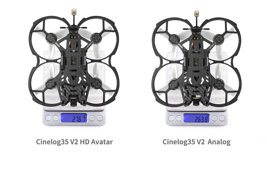 GEPRC Cinelog35 V2 Analog FPV Drone System 2650KV VTX SPEEDX2 ICM 42688-P F722-45A AIO V2 RC Quadcopter Freestyle Drone