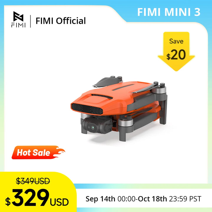 FIMI Mini 3 pro drone X8 Mini v2 Drone with camera 4k remote control helicopter 3-axis Gimbal 249g helicoptero controle remoto