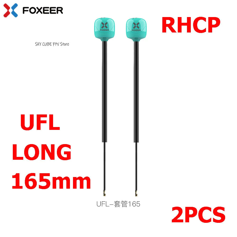 Foxeer Lollipop 4 Plus 5.8G 2.6dBi FPV Antenna - RHCP/LHCP SMA/MMCX/UFL Long Range Racing Drone (2PCS)