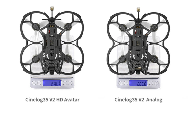 GEPRC CineLog35 V2 HD Wasp FPV Drone GPS Runcam Wasp Camera SPEEDX2 2105.5 Motor 7075 Aluminum RC FPV Quadcopter Freestyle Drone