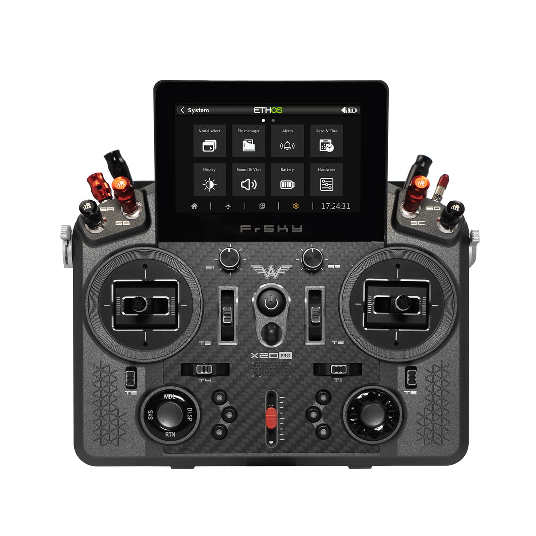 FrSky TANDEM X20 Pro AeroWing Edition — Dual-Band LoRa, MC20R Haptic Gimbals, ETHOS