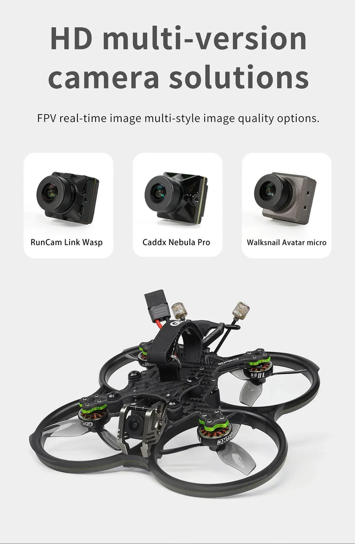 GEPRC Cinebot30 HD Vista Nebula PRO FPV Drone 3inch 6S FPV Drone ELRS 2.4 G  TBS Nano RX COB Lamp with System for Quadcopter FPV