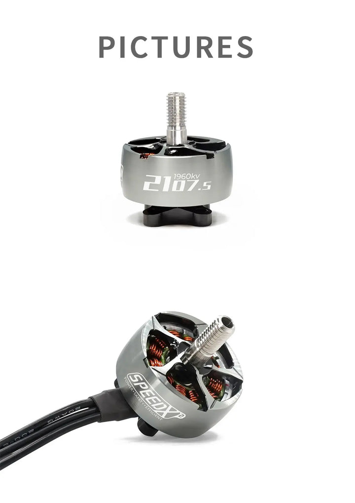 GEPRC SPEEDX2 2107.5 1960KV/2450KV Motor Suitable For DIY RC FPV Quadcopter Freestyle Racing Drone Accessories Replacement Parts