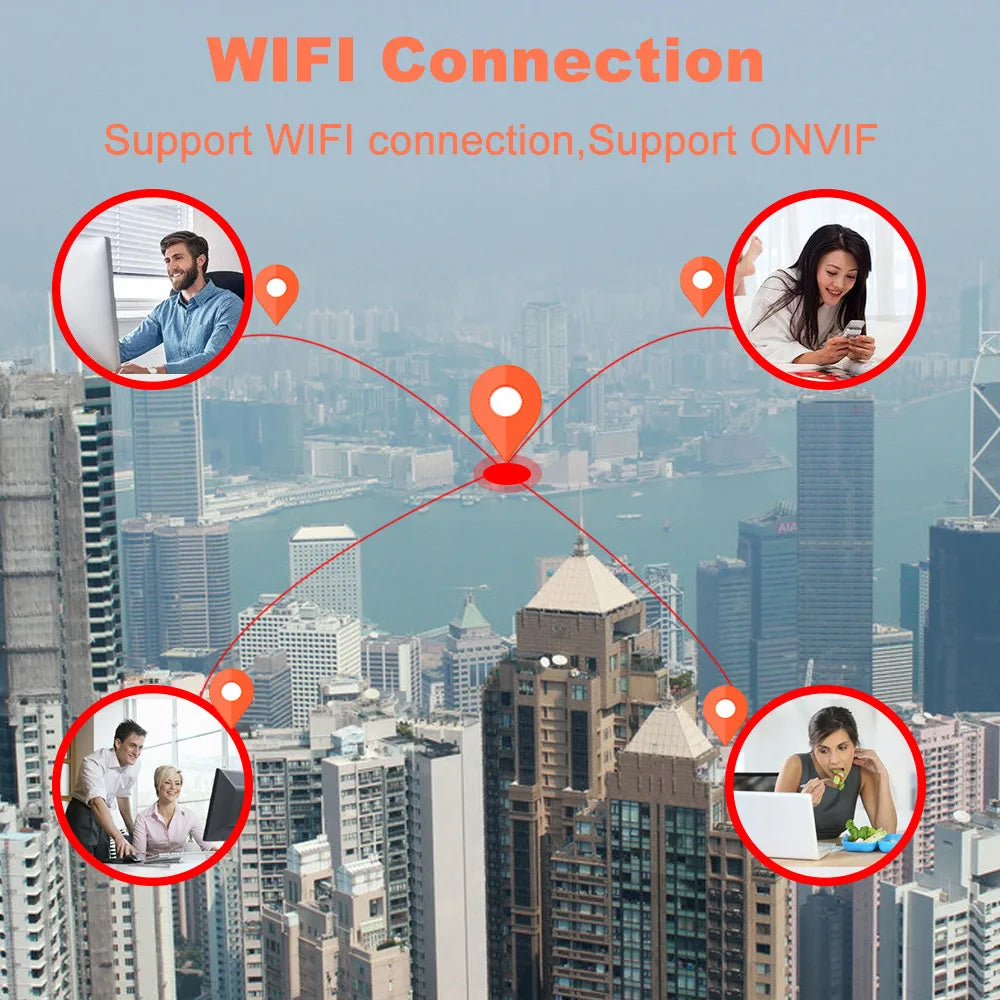 5X 4K 8mp Ip Camera Module, IMX415 Starlight Sensor, Motorized 2.7-13.5mm Optical Zoom Auto Focus,SD Card Slot Camhipro APP