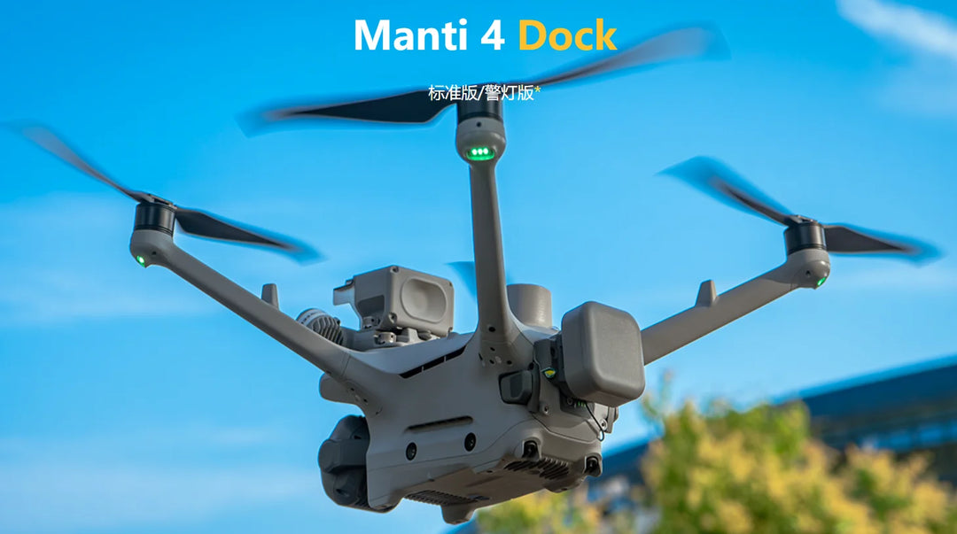 Manti4 Flight Safety Parachute - Reusable UAV Landing System for DJI Drones