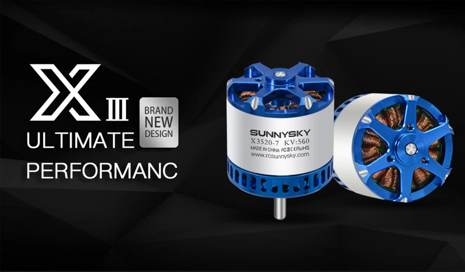 SUNNYSKY X3520-III X3530-III I 445KV 560KV 780KV Brushless Motor for RC Quadcopter Airplanes Fixed Wing Plane