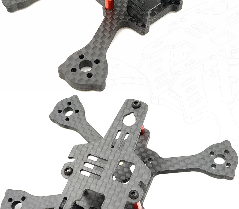 AlfaRC Quark96 2" FPV Racing Frame Kit - Micro Quadcopter