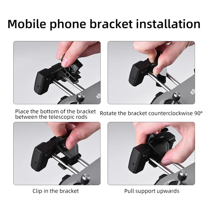 Expansion Bracket for DJI Mavic 3/Air 2S/Air 2/Mini 2/Mini 3 Pro/Air 3/Neo/Flip Drone Remote Control Tablet Holder Phone Holder