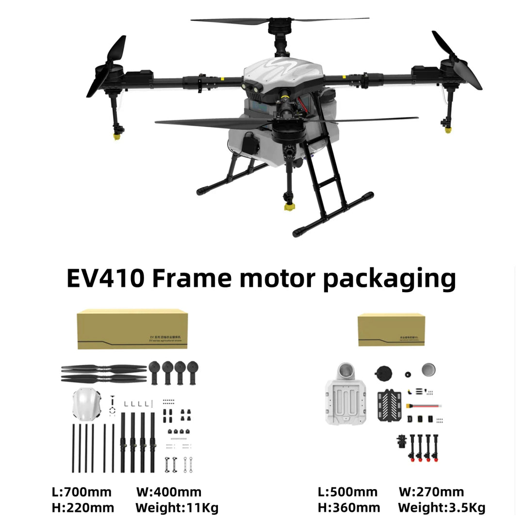 EFT E410P 10L Agricultural Sprayer Drone - Multi-Function Farm Quadcopter