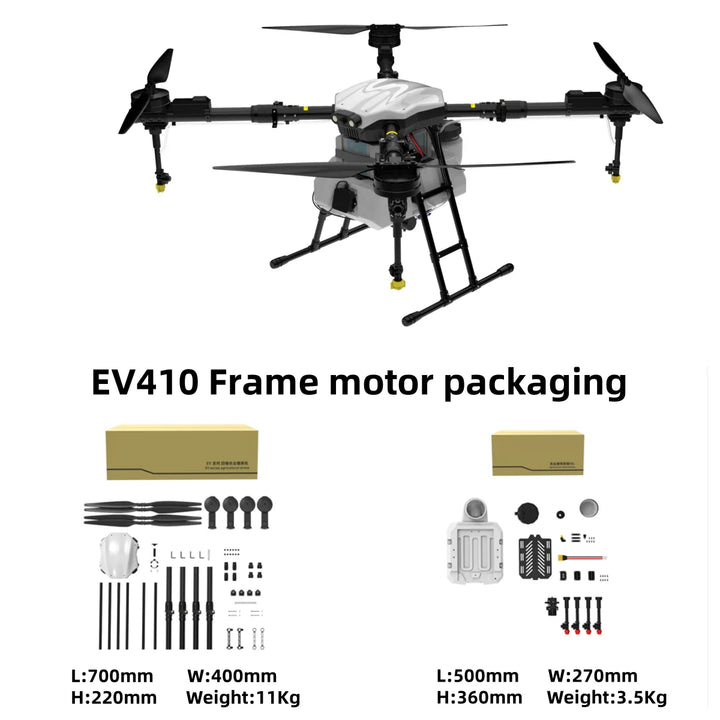 EFT E410P 10L Agricultural Sprayer Drone - Multi-Function Farm Quadcopter