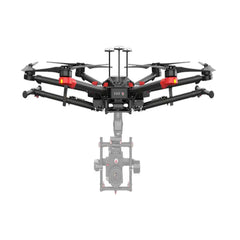 DJI Matrice 600 Pro with folded landing gear and camera gimbal illustrated below