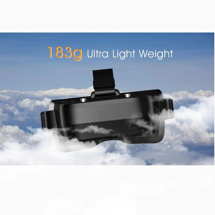 VR009 5.8G 40CH Auto-Searching Double Antennas mini FPV Goggles 3.0 Inch Built-in Battery for RC Drone Beginner