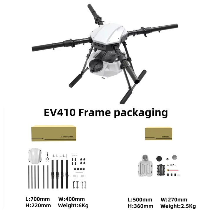 EFT E410P 10L Agricultural Sprayer Drone - Multi-Function Farm Quadcopter