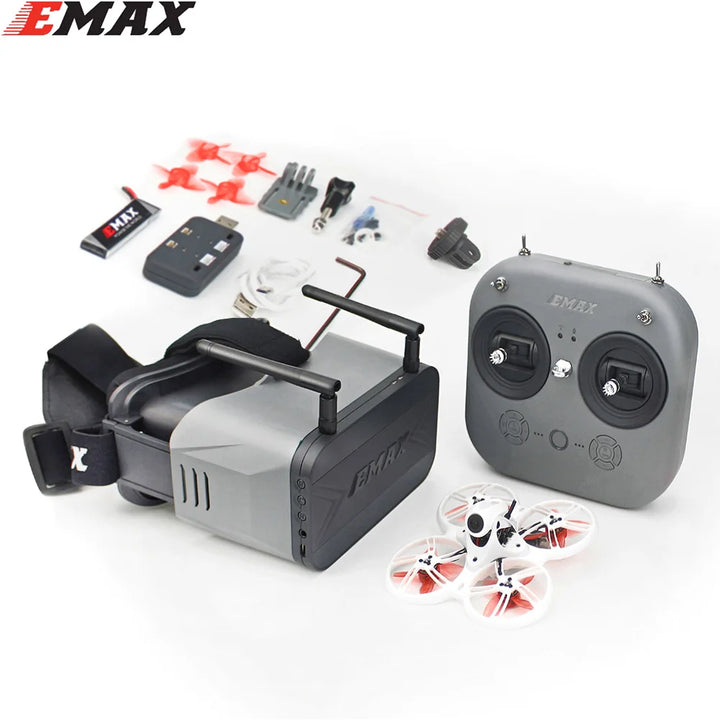 Emax Tinyhawk III 3 RTF Kit FPV Racing Drone F4 5A 15000KV RunCam Nano 4 37CH 25-100-200mW VTX FrSky D8 w/ Controller & Goggles