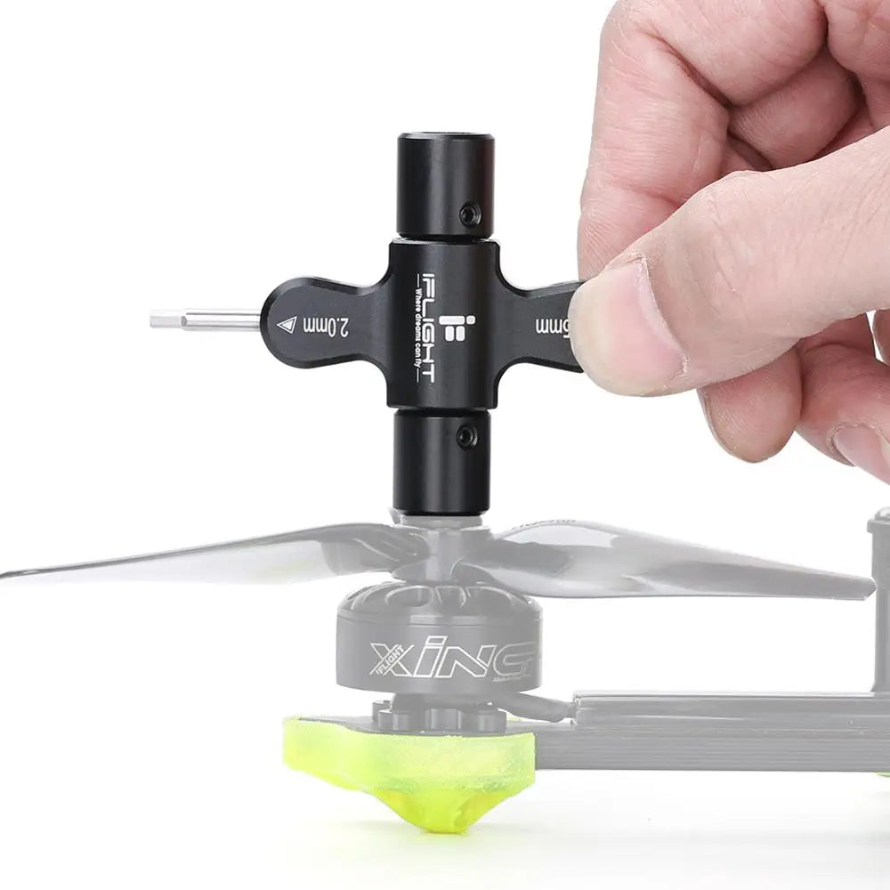 iFlight M5 Prop Nut Tool | Ratchet & 1.5mm/2mm Hex Drivers