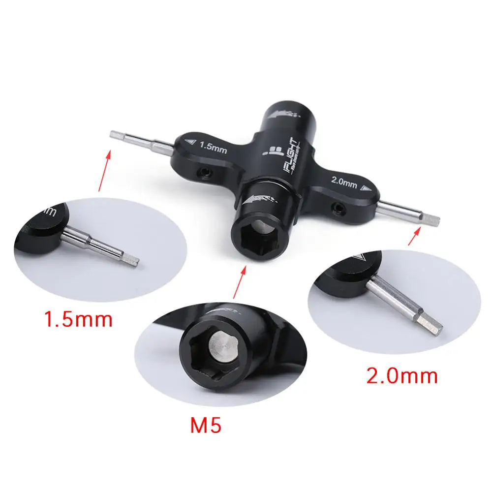 iFlight M5 Prop Nut Tool | Ratchet & 1.5mm/2mm Hex Drivers