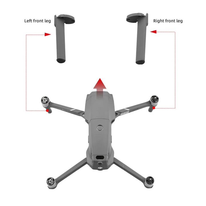 for DJI Mavic 2 Pro Zoom Drone Landing Gear Leg Right Left Front Leg Feet Repair Parts Base Feet Replacement Drone Accessories