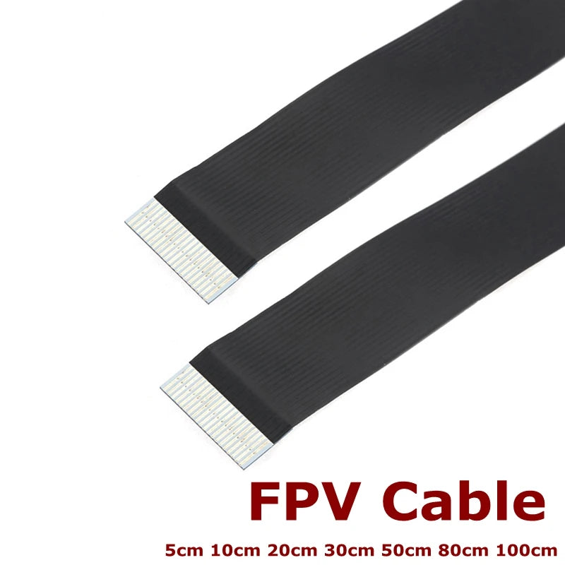 FPV Micro  Mini HDMI-compatible 90 Degree Adapter FPC Ribbon Flat  Cable Pitch 20pin, Used for Multicopter Aerial Photography