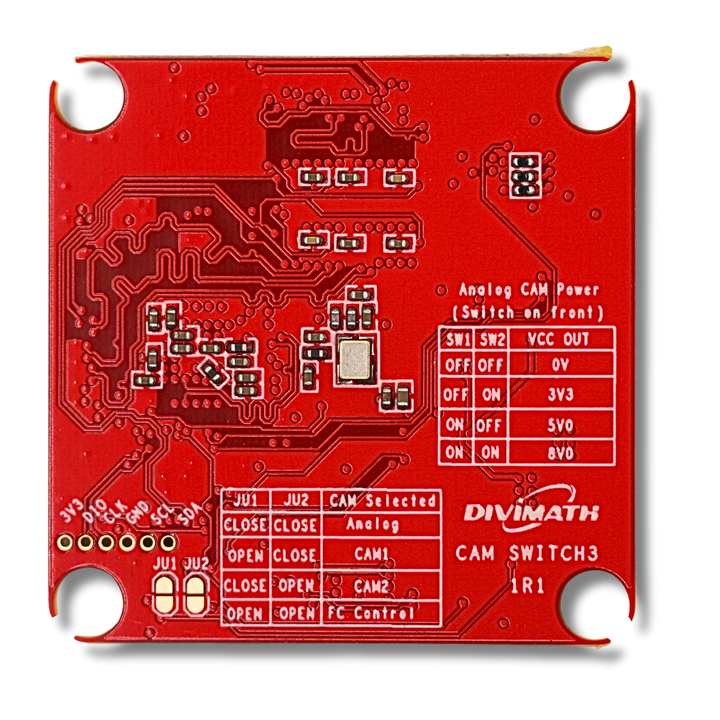 HDZero HDZ3323 Analog Camera Adapter & 3-to-1 Switcher