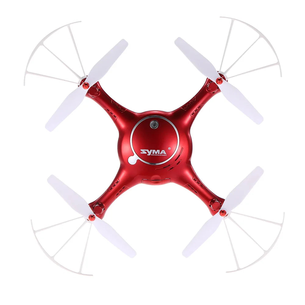 Syma X5UW Drone with WiFi Camera HD 720P Real-time Transmission FPV Quadcopter 2.4G 4CH RC Helicopter Dron Quadrocopter-Red