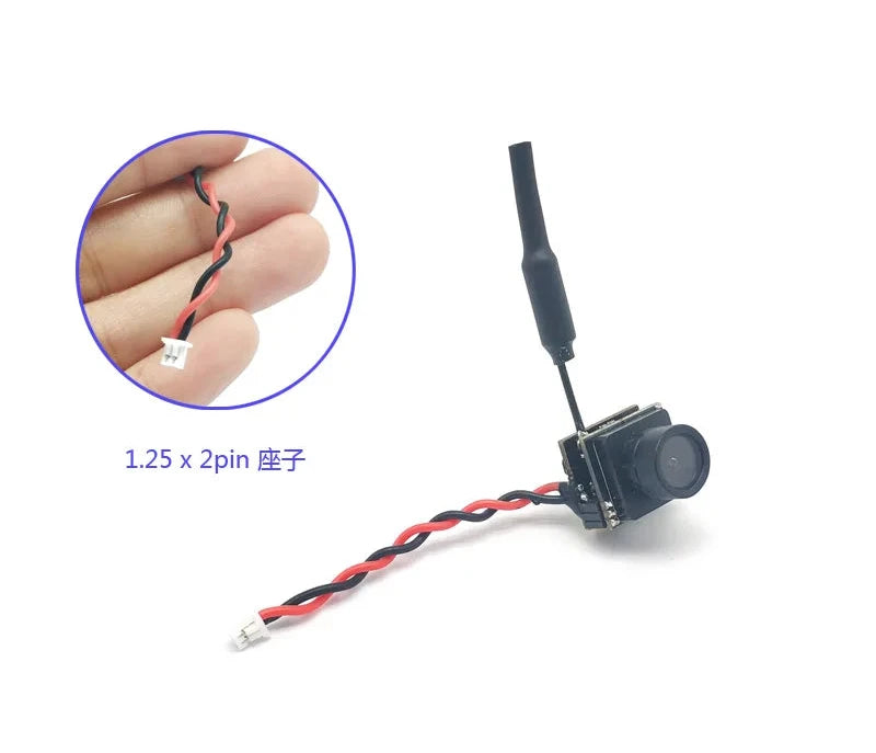 mini 5.8G FPV 48CH 25mW transmitter VTX-CAM with 600TVL camera and Skydroid OTG UVC Receiver for Android Mobile Phone Tablet