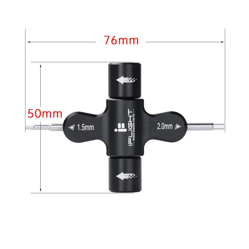 iFlight M5 Prop Nut Tool | Ratchet & 1.5mm/2mm Hex Drivers