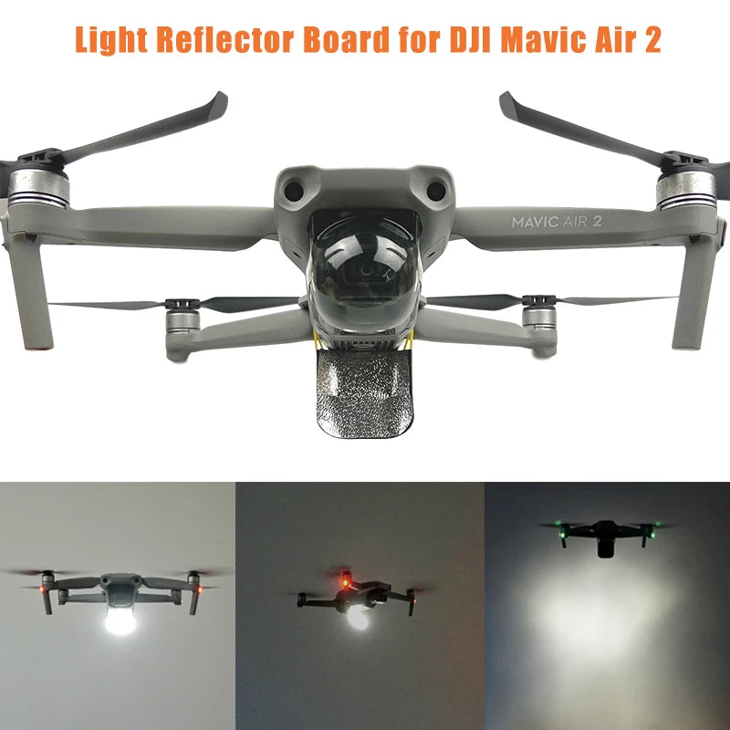 Mavic Air 2 Bottom LED Night Flash Light Reflector Board Forward looking Diffuser Rescue for DJI Mavic Air 2  Drone Accessories