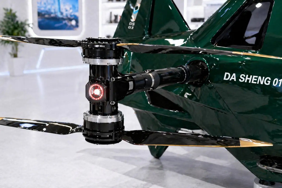 Carbon-Fiber Manned eVTOL Hoverbike Aircraft