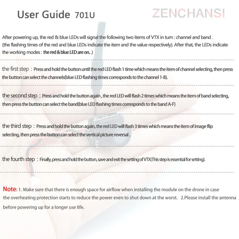 mini 5.8G FPV 48CH 25mW transmitter VTX-CAM with 600TVL camera and Skydroid OTG UVC Receiver for Android Mobile Phone Tablet