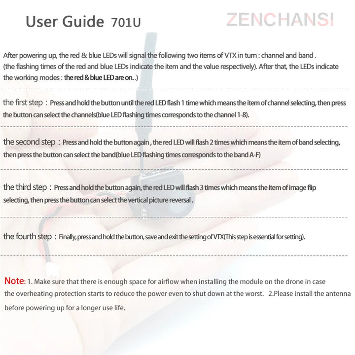 mini 5.8G FPV 48CH 25mW transmitter VTX-CAM with 600TVL camera and Skydroid OTG UVC Receiver for Android Mobile Phone Tablet