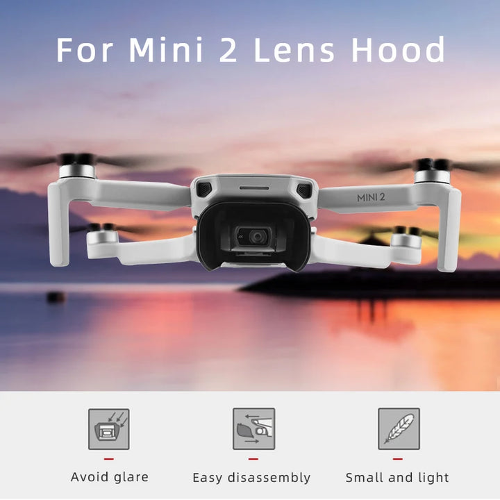 Camera Lens Protective Film for DJI Mini 4K/Mavic Mini/Mini 2/Mini SE Drone 9H Tempered Glass Film Anti-scratch Lens Accessories