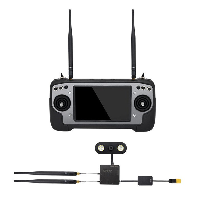 SIYI AK28 Agriculture FPV Android Smart Controller — 7-Inch 1000-Nit Screen, 14CH, 2.4GHz, 2KM, Android 10, IP54