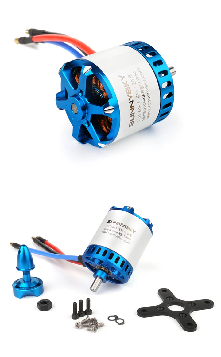 SUNNYSKY X3520-III X3530-III I 445KV 560KV 780KV Brushless Motor for RC Quadcopter Airplanes Fixed Wing Plane