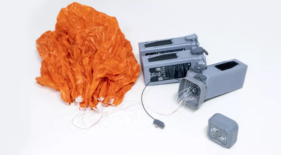 Manti4 Flight Safety Parachute - Reusable UAV Landing System for DJI Drones