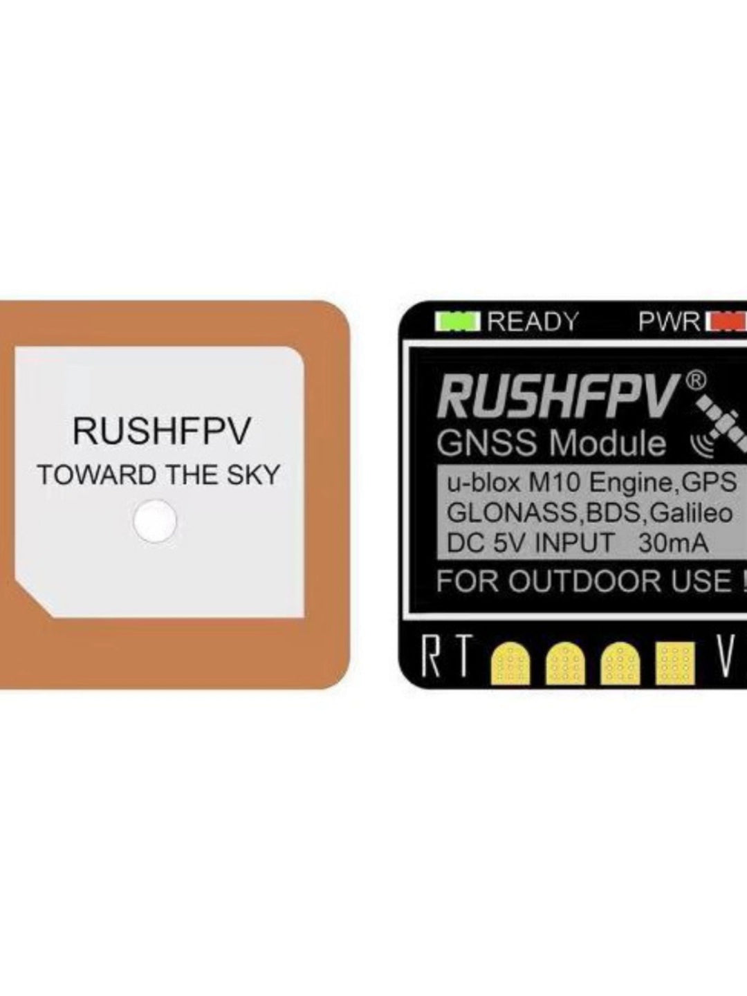Fu Navigation Device Rushfpv GNSS Mini Navigation Unit GPS Dual Protocol FPV Crossing Machi ...