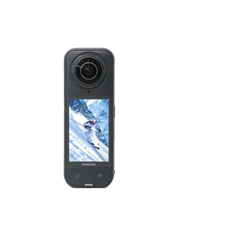 Insta360 X5 Standard Bundle — 8K/30fps 360°, Dual 1/1.28" Sensors, Triple AI Chip, 72MP, 208-Min Battery, 15m Waterproof, Replaceable Lenses
